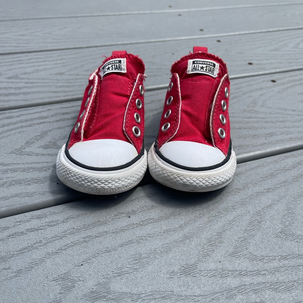 Toddler Converse Red Sneakers